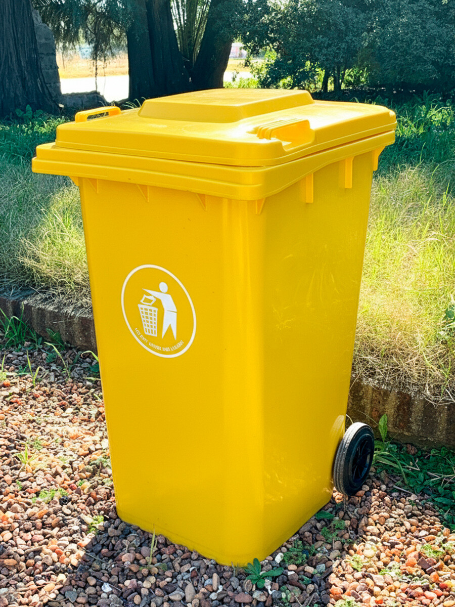 CONTENEDOR PARA RESIDUOS 240L - amarillo 