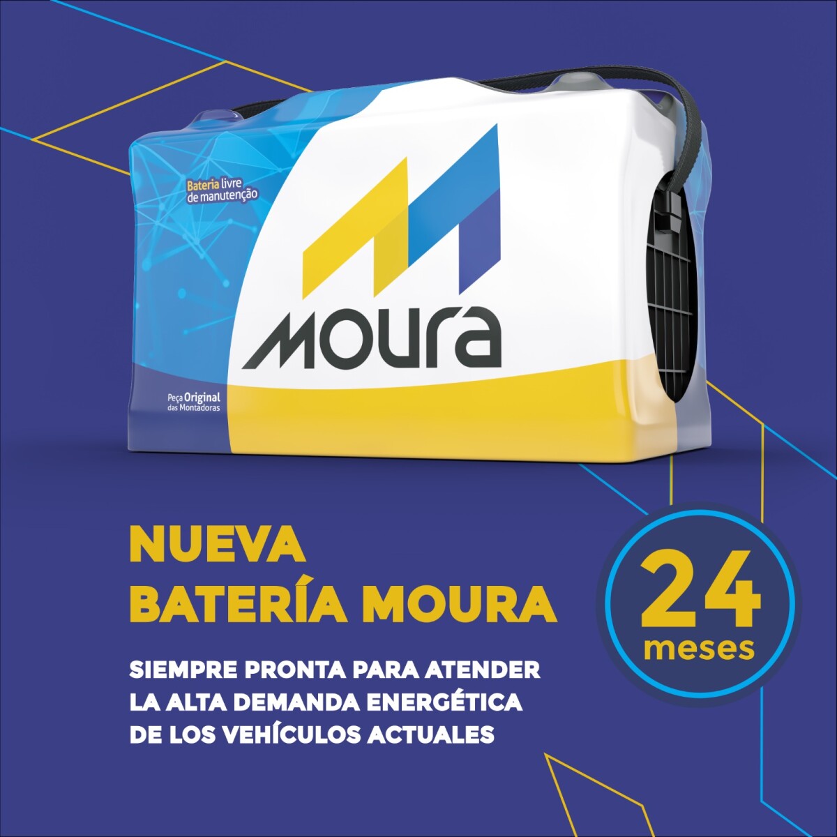 BATERÍA MOURA 115 amp. 28,2x17,5x17,5 M70KE(POS.+IZQ.) PRECIO DE LISTA 