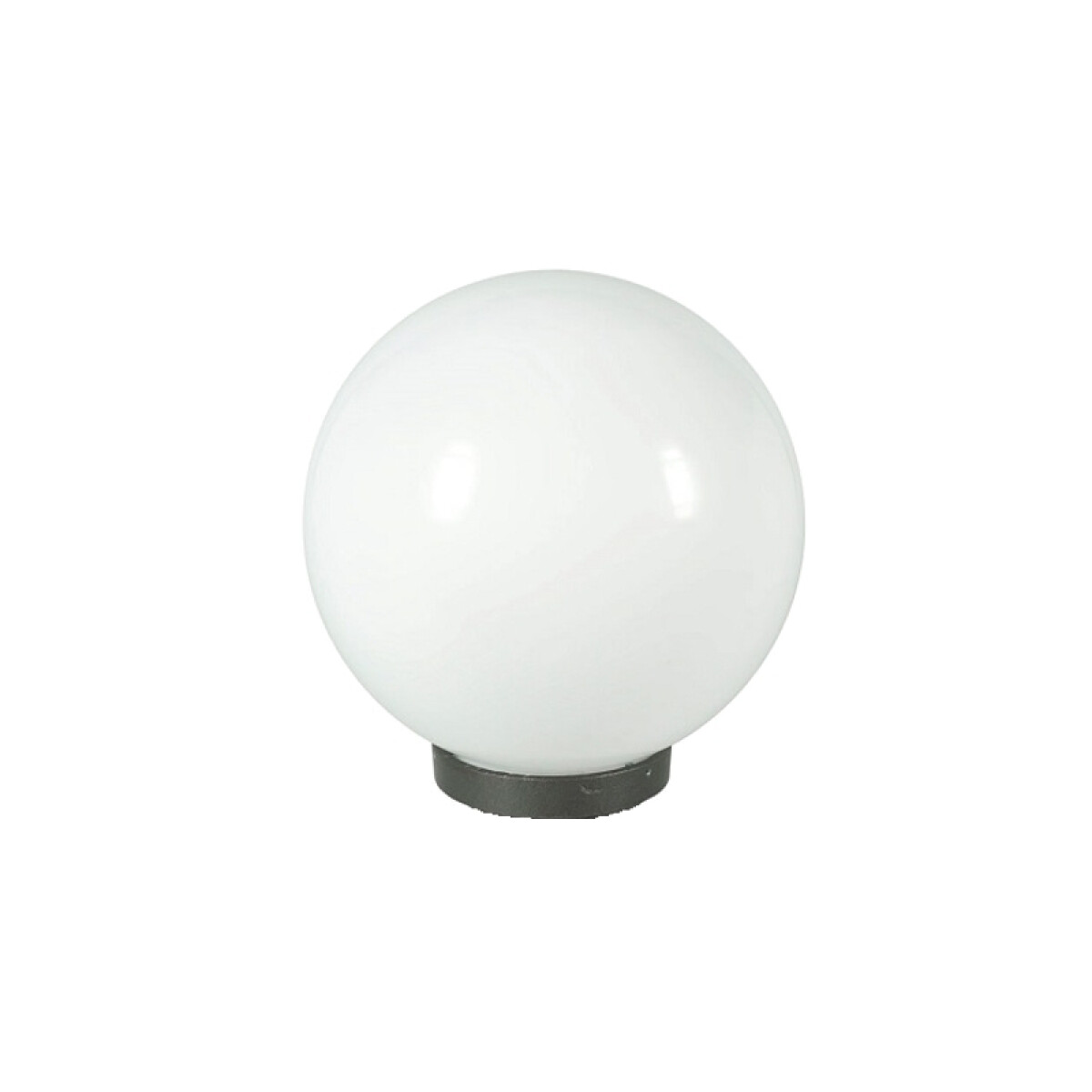 Luminaria globo de PMMA opal con base, Ø250mm - ML0011 
