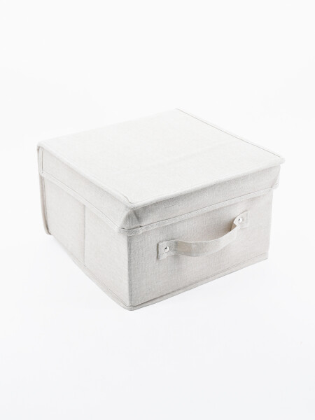 CAJA PLEGABLE GRIS COTTON BEIGE