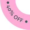 ¡Festival de descuentos! 40%OFF
