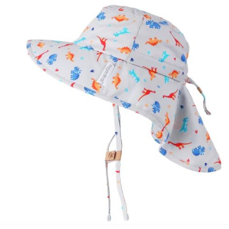 Gorro de Sol con capa y Protección Uv 50+ Multi Dino