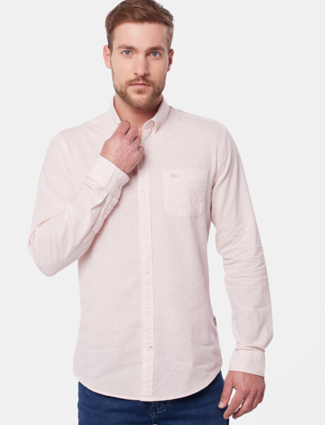 CAMISA DE LINO Rosado