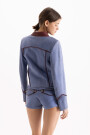 CHAQUETA ROSE Celeste