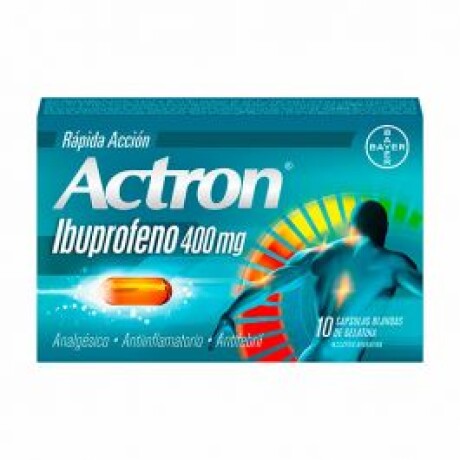 Actron 400 mg 10 Cap Blandas Actron 400 mg 10 Cap Blandas