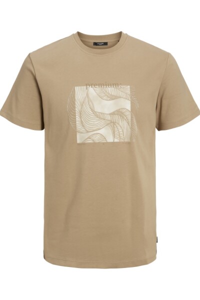 Camiseta Blatom Estampado Abstracto Petrified Oak