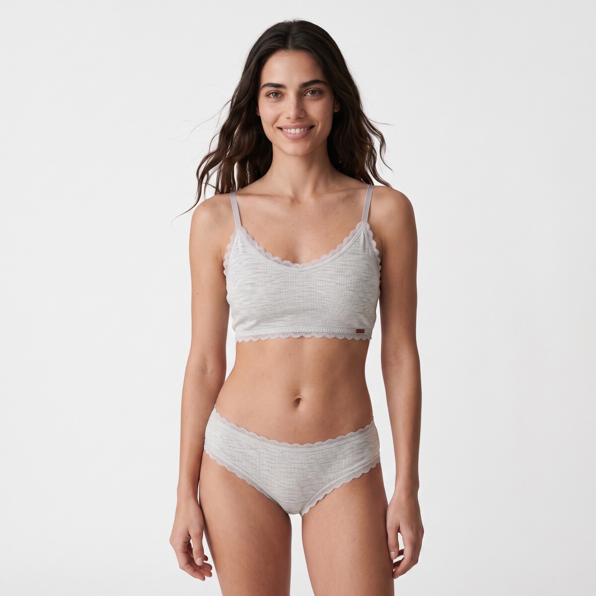 SOUTIEN TOP LARA - GRIS MELANGE M 