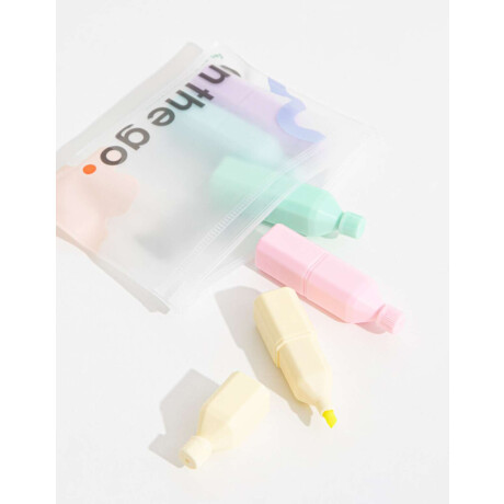 Set De Mini Resaltadores Combinacion Multicolor