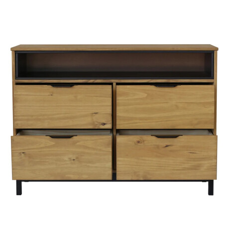 CÓMODA CAJONERA GUARDARROPA 4 CAJONES EN MADERA MACIZA CÓMODA CAJONERA GUARDARROPA 4 CAJONES EN MADERA MACIZA