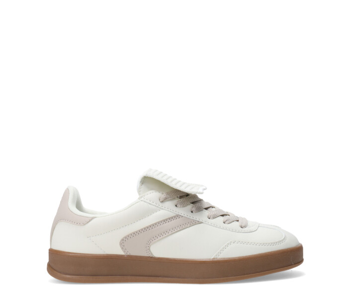 Championes de Mujer Miss Carol VALETTA acordonado Beige