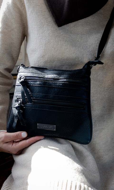 BANDOLERITA MORRAL ROSA NEGRO