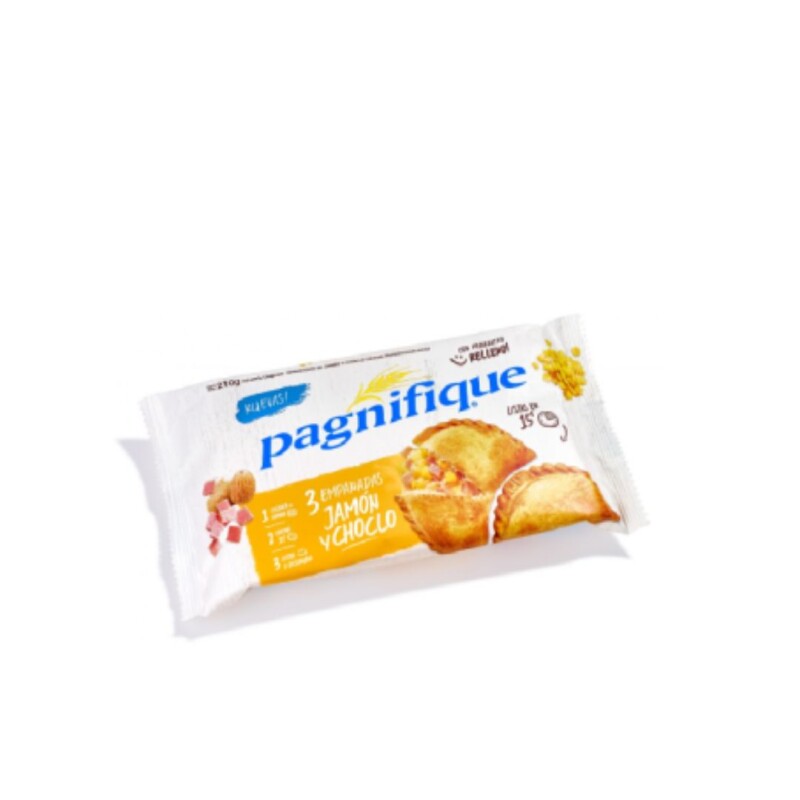EMPANADAS DE JAMÓN Y CHOCLO X3 PAGNIFIQUE EMPANADAS DE JAMÓN Y CHOCLO X3 PAGNIFIQUE