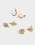 Aros Sets Bañada en Oro Sets De Aros Bañado En Oro - Dorado