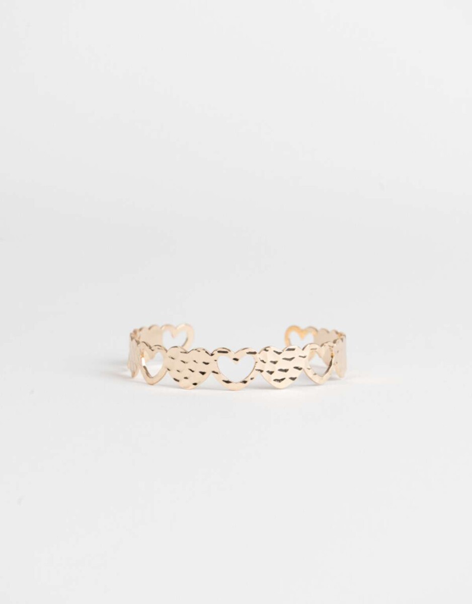 Brazalete De Metal - Dorado 