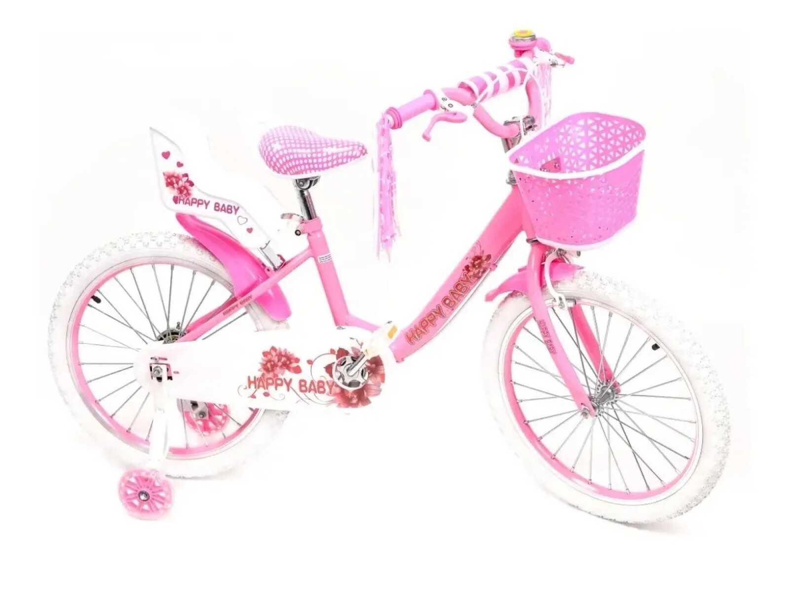Bicicleta Rodado 20 Con Canasto Y Accesorios 