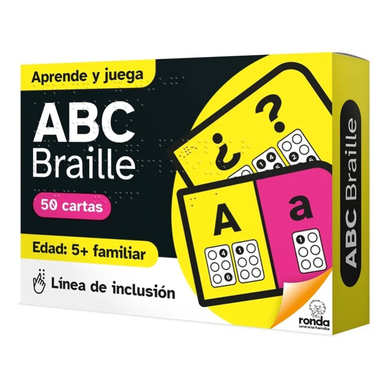 Juego De Cartas Abc Braille Alfabeto Línea Inclusiva Ronda Juego De Cartas Abc Braille Alfabeto Línea Inclusiva Ronda