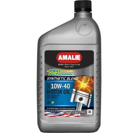 LUBRICANTE ACEITES - 10W40 SEMISINTETICO PRO HP SYN BLEND 946ML AMALIE MOTOR OIL LUBRICANTE ACEITES - 10W40 SEMISINTETICO PRO HP SYN BLEND 946ML AMALIE MOTOR OIL
