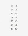 Aros Sets Folk Set Aros Boho - Plateado Antique Silver