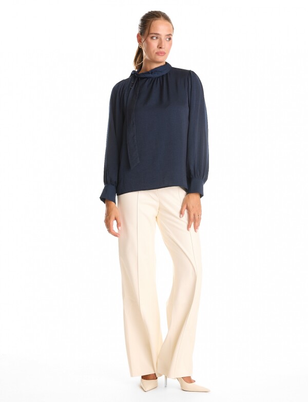 Blusa Lazo & Botones AZUL