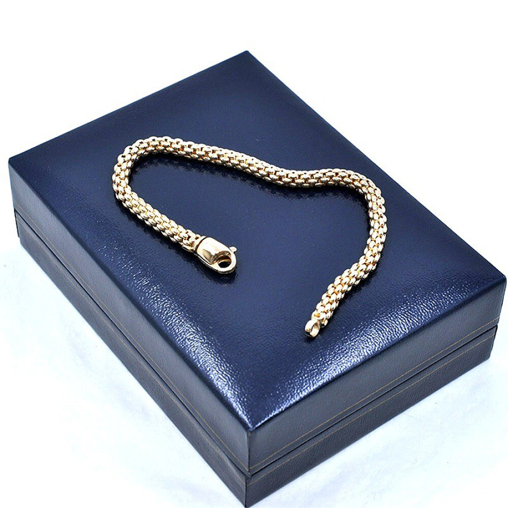 Pulsera En Oro 18K Rosa De 19 Cm Pulsera En Oro 18K Rosa De 19 Cm