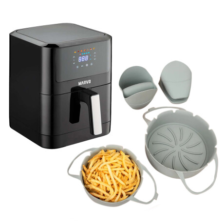 FREIDORA SIN ACEITE MARVO HAF-106+SARTEN NEGRO