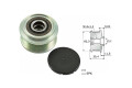 Polea Alternador Marcha Libre Citroen C1, Peug 108/107 08-25 Polea Alternador Marcha Libre Citroen C1, Peug 108/107 08-25