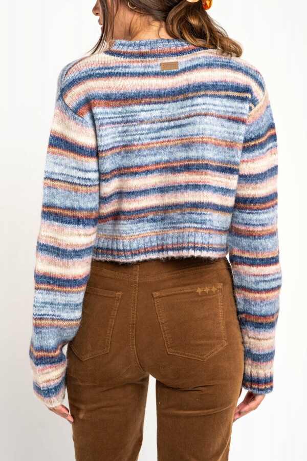 Cardigan Multi Azul