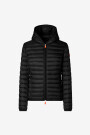 HOODED JACKET DAISY Negro