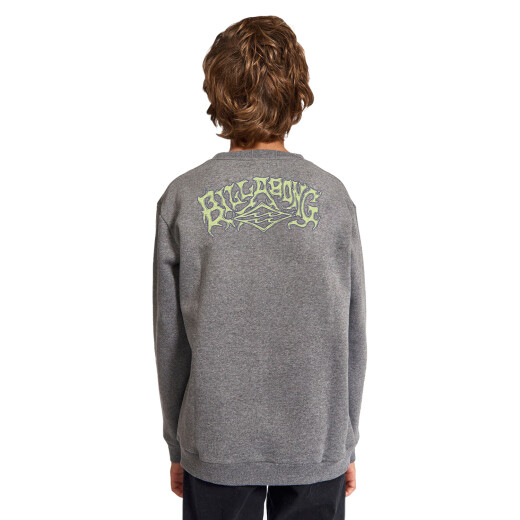 Buzo Billabong Alternative Crew Niño - Gris Buzo Billabong Alternative Crew Niño - Gris
