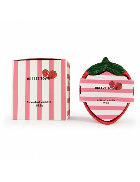 VELA AROMATICA DE FRUTA FRUTILLA VELA AROMATICA DE FRUTA FRUTILLA