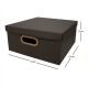 Caja organizadora Lino M 29cm x29cm x15cm MARRON