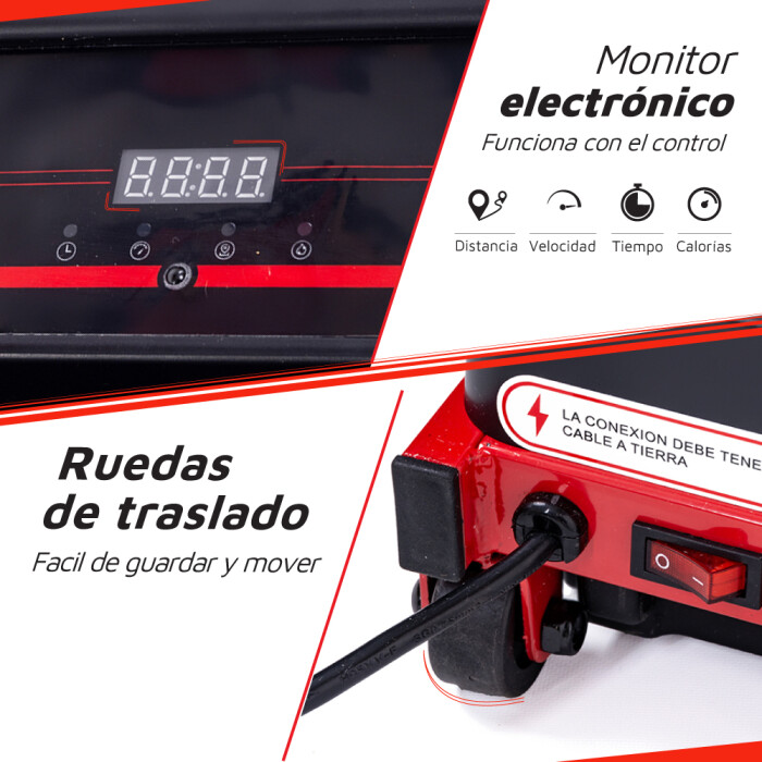 Caminadora Eléctrica Plana Randers ARG-360-X 1HP 6 km/h Caminadora Eléctrica Plana Randers ARG-360-X 1HP 6 km/h