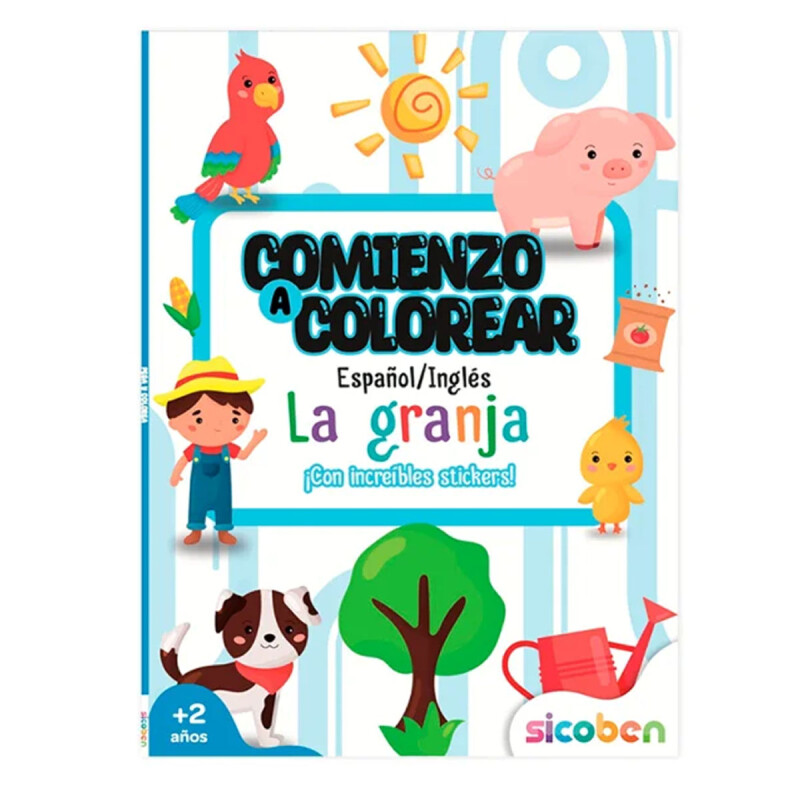 Libro Comienzo a colorear: La granja Sicoben Libro Comienzo a colorear: La granja Sicoben