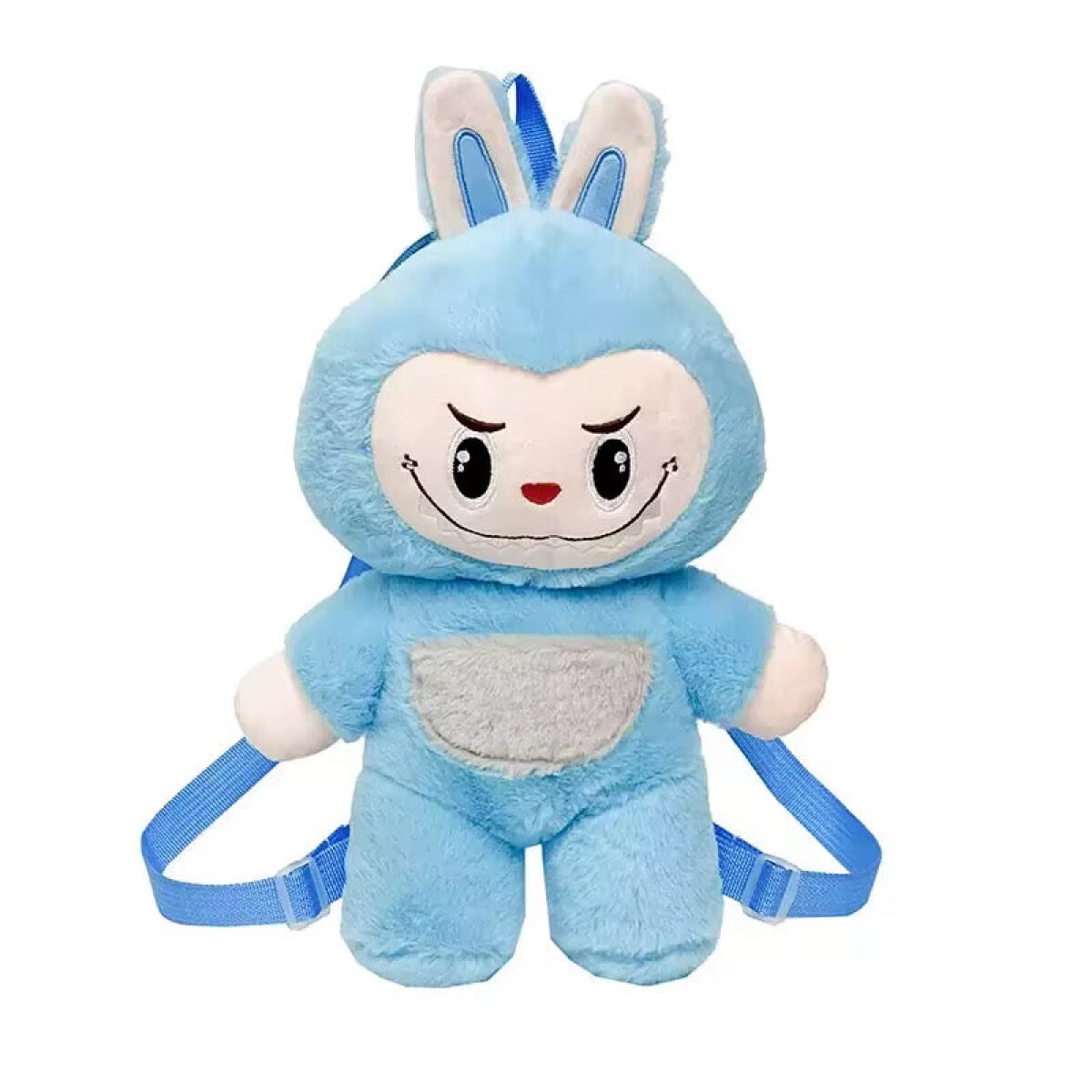 Mochila Peluche Labubu LB-8 42CM - CELESTE 