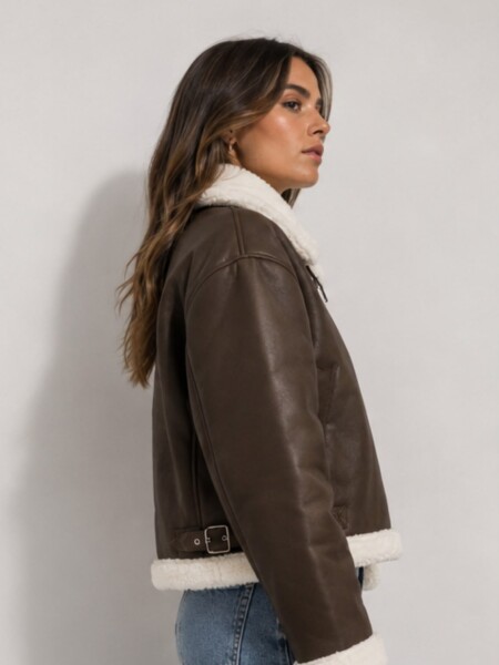 CAMPERA SLOWLY 9935 CORTA MARRON