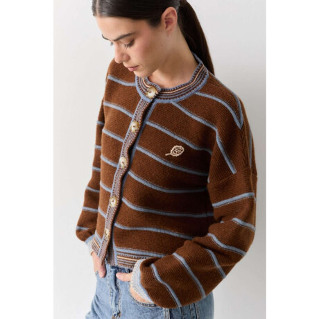 Cardigan Terro Tennis Chocolate
