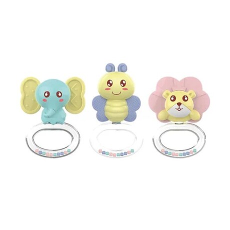 SET DE 3 SONAJEROS TONOS PASTEL 001