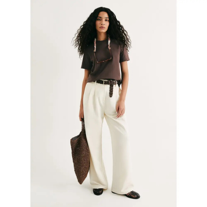 BLUSA MM FEM MARROM ESCURO