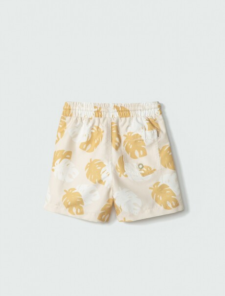 SHORT INFANTIL ESTAMPADO AMARILLO