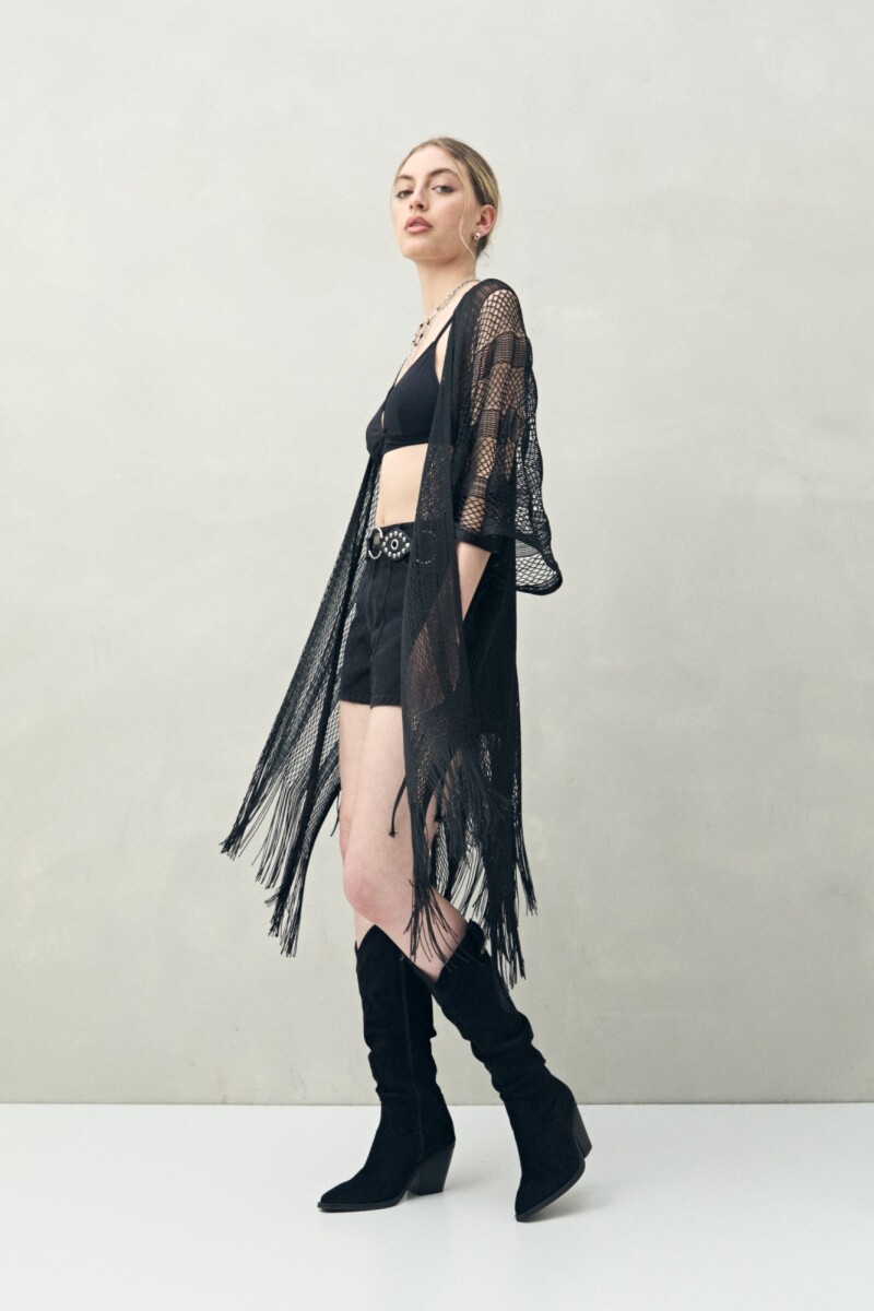 PONCHO GLORIA Negro