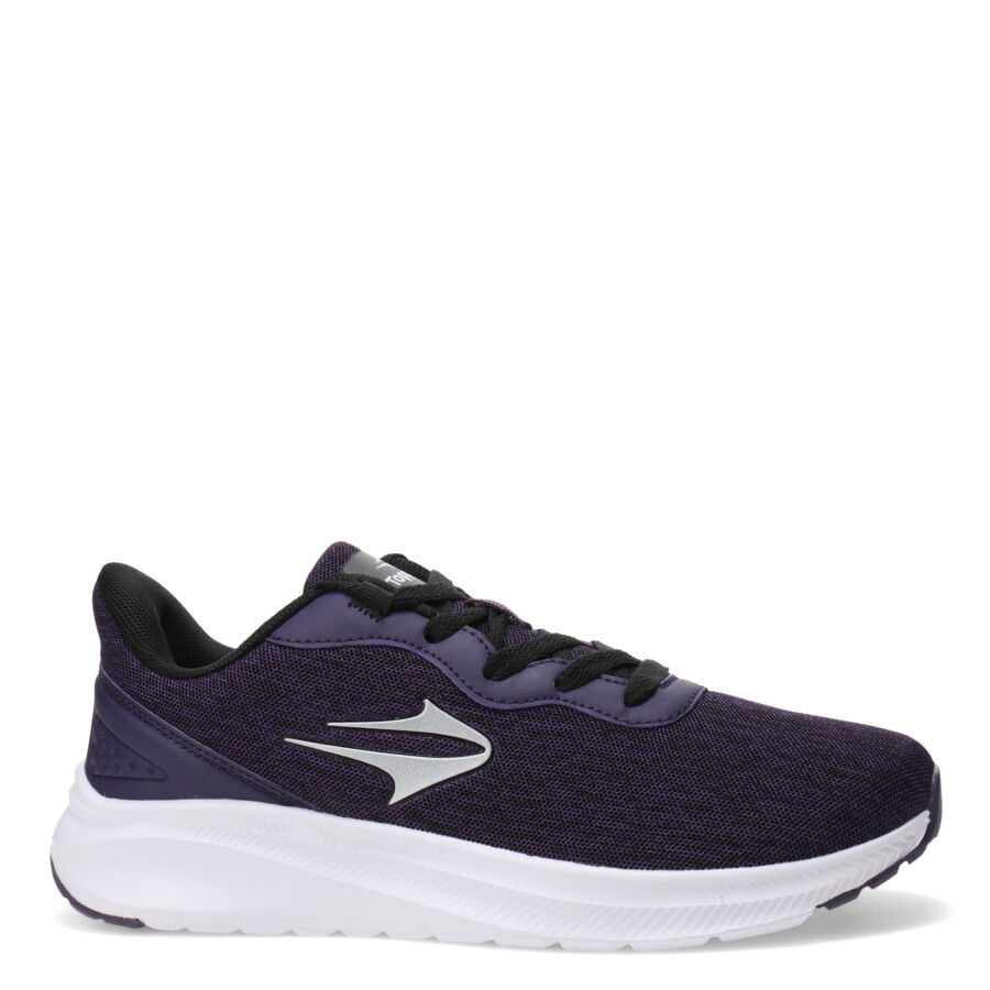Championes de Mujer Topper Core Running Violeta - Negro - Gris