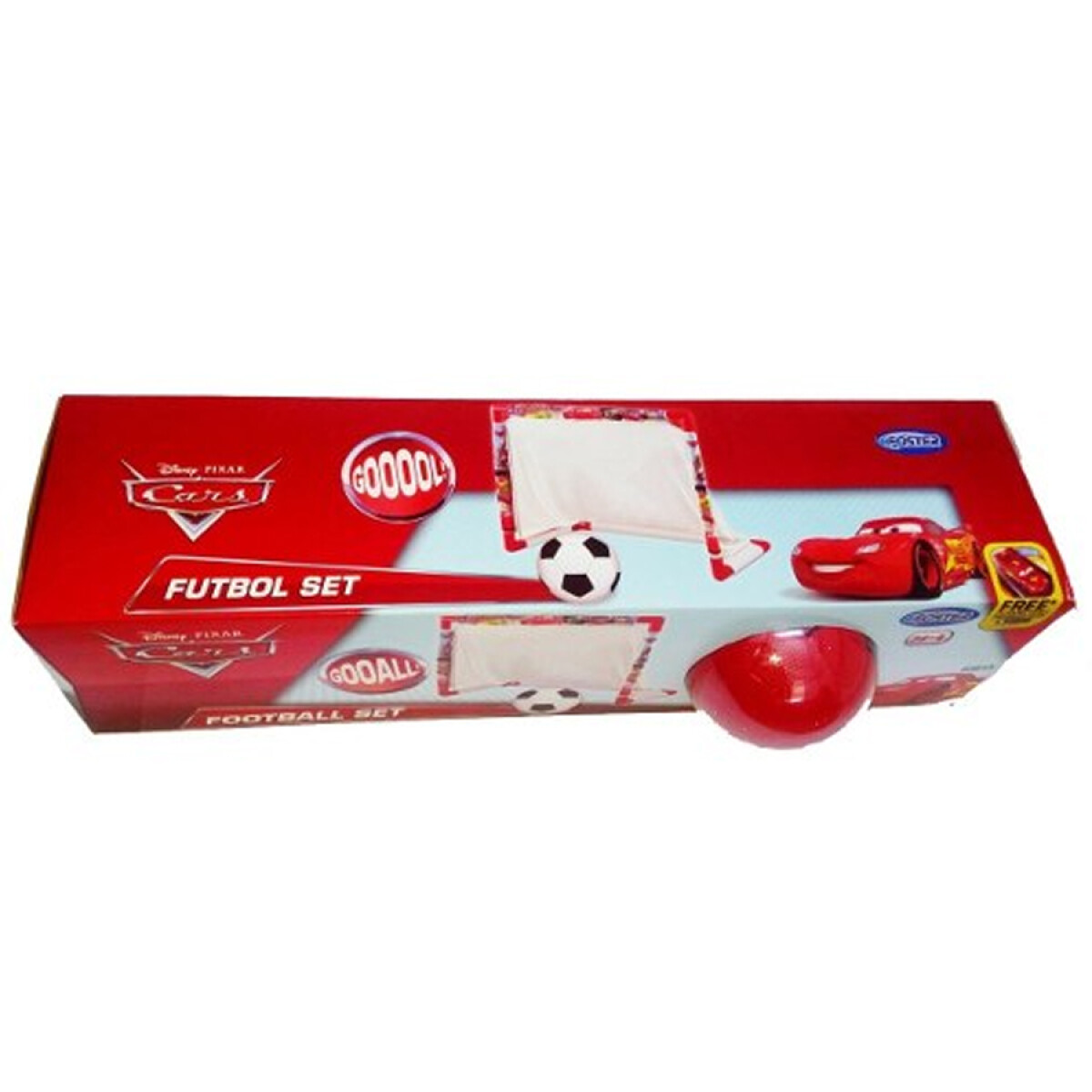 Arco de Futbol Infantil Cars Disney con Pelota 