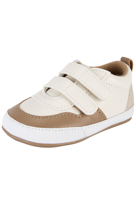 Zapatitos con velcro, diseño colorblock Sin color