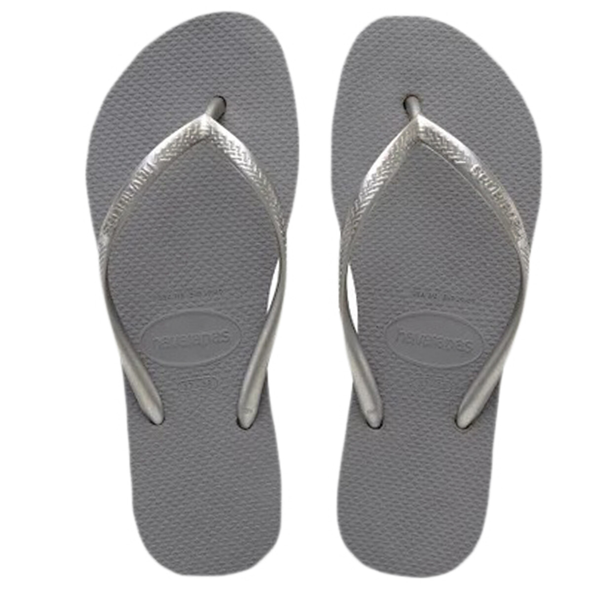 Ojotas de Mujer Havaianas Slim - Gris Acero 