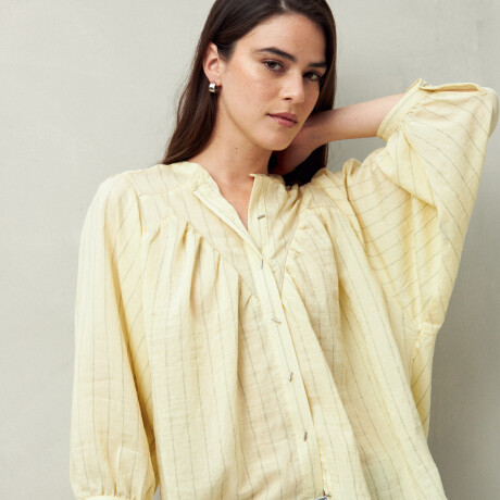 CAMISA ANTON AMARILLO PASTEL