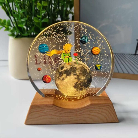 Lámpara Veladora Planetas con Luz LED Principe