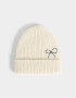 Gorros Infantiles Gorro Infantil Bordado - Blanco Crudo