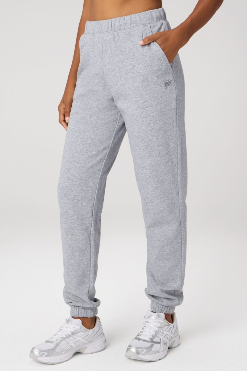 Cozy Fleece Go-To Sweatpant-Short - Classic Grey Heather 