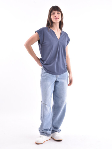 BLUSA BODEAU AZUL