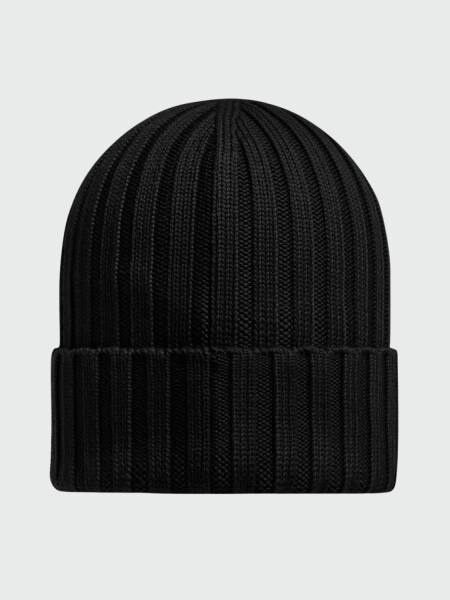MONCLER - GORRO DE LANA Negro